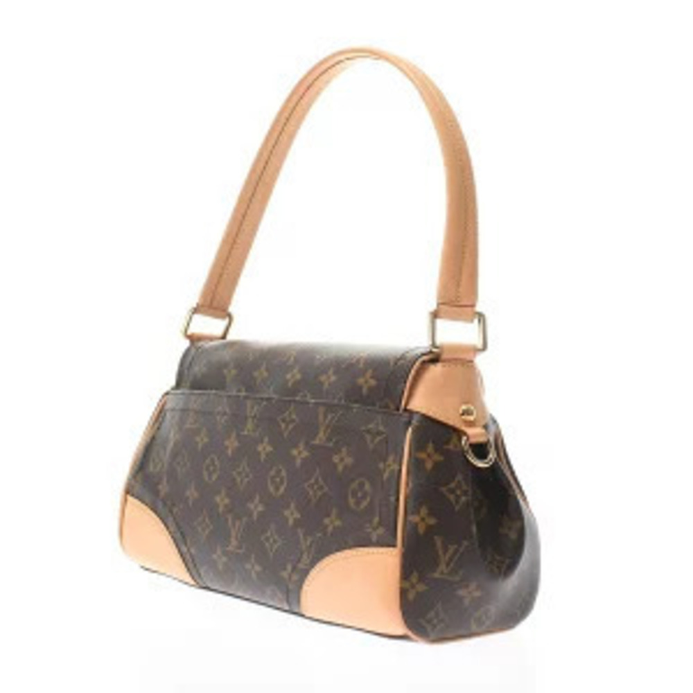 Louis Vuitton Beverly Canvas Bag Monogram Brown Shoulder